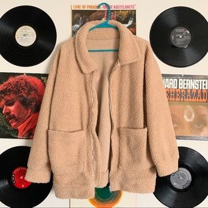 Oversized Fluffy Teddy Bear Jacket